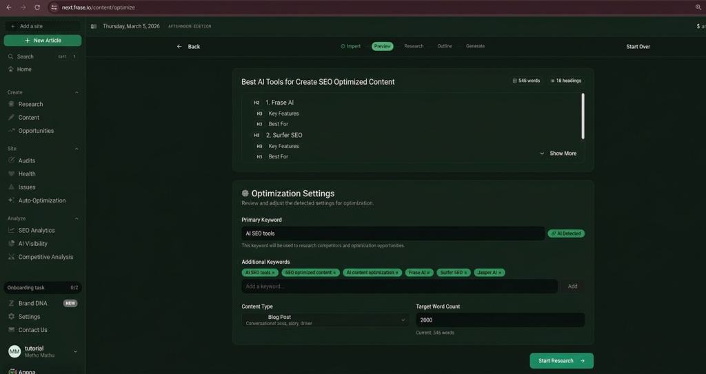 How I Use This AI Tool to Create SEO-Optimized Content That Ranks on Google (Using the Optimize Existing Method)