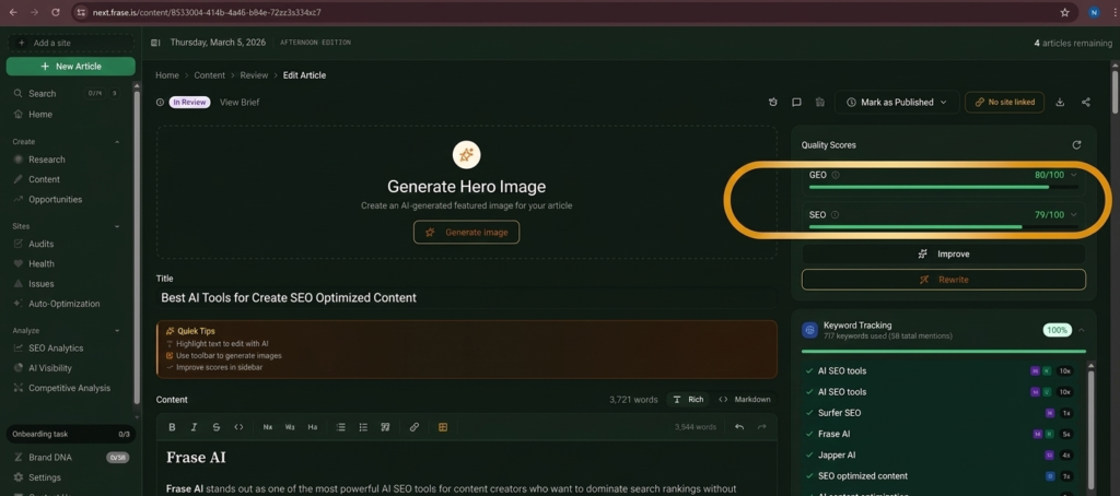 How I Use This AI Tool to Create SEO-Optimized Content That Ranks on Google (Using the Optimize Existing Method)
