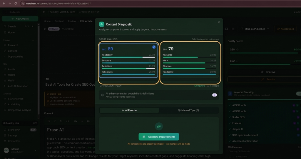 How I Use This AI Tool to Create SEO-Optimized Content That Ranks on Google (Using the Optimize Existing Method)