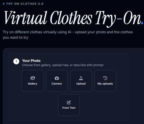 Virtual Clothes Try-On | Photo AI Studio