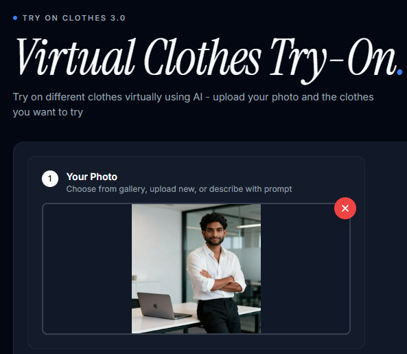 Virtual Clothes Try-On | Photo AI Studio