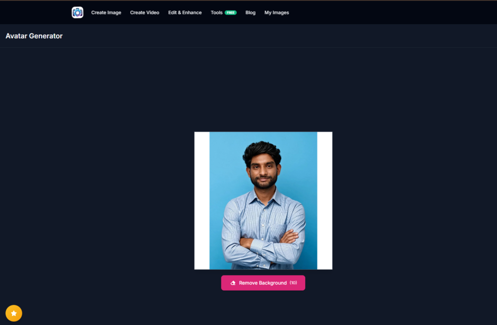 Upload a photo to Photo AI Studio avatar generator