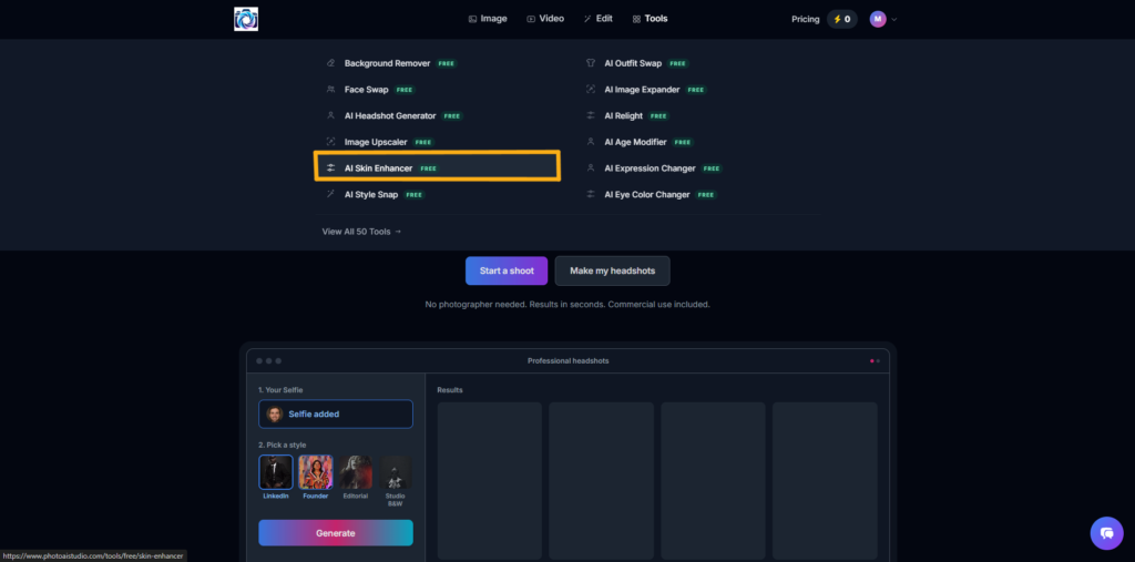 Select AI Skin Enhancer