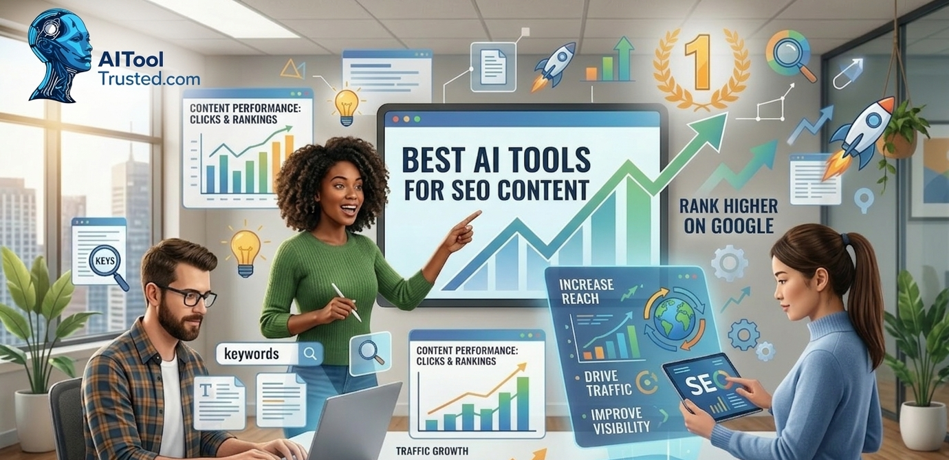 Read more about the article Best AI Tools to Create SEO-Optimized Content That Ranks Higher on Google